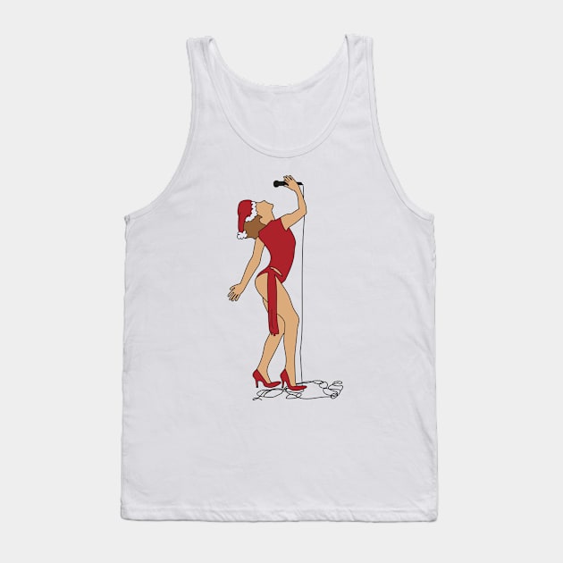 Kylie Minogue Christmas Fever Tank Top by popmoments